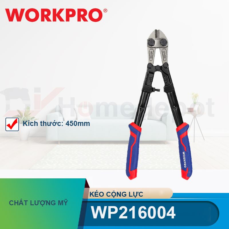 Kéo cắt bulong kích thước 450mm (18 inches) Workpro - WP216004