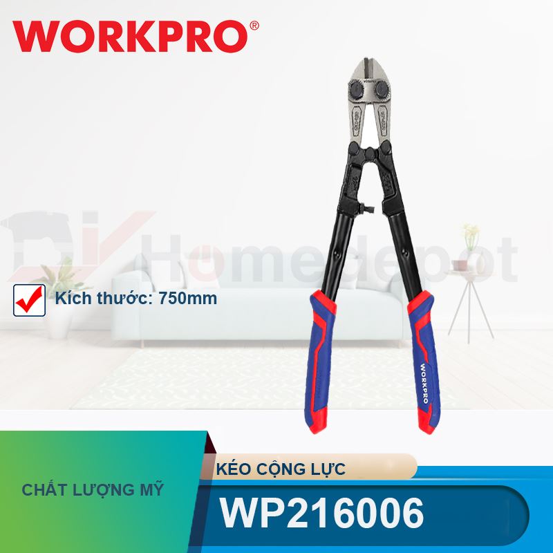 Kéo cắt bulong kích thước 750mm (30 inches) Workpro - WP216006