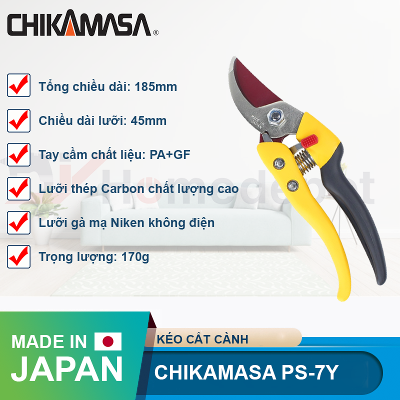 Kéo cắt cành Chikamasa PS-7Y