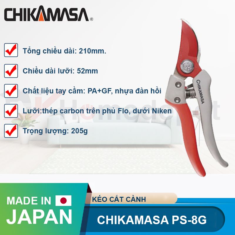 Kéo cắt cành Chikamasa PS-8G