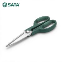 Kéo Cắt Dây Điện Mũi Thẳng SATA SC03131 (03131) - Cắt Sắc Bén, Chính Hãng