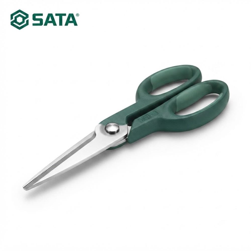 Kéo Cắt Dây Điện Mũi Thẳng SATA SC03131 (03131) - Cắt Sắc Bén, Chính Hãng