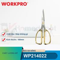 Kéo đa năng bằng thép không gỉ kích thước 180mm (7 inches) Workpro - WP214022