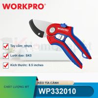 Kéo tỉa cành tay cầm bằng nhựa lưỡi dao SK5 kích thước 8 inches Workpro - WP332010