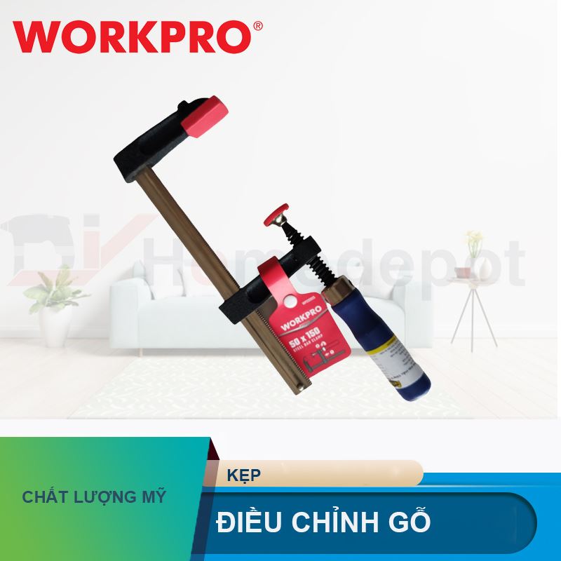 Kẹp dùng điều chỉnh gỗ Workpro