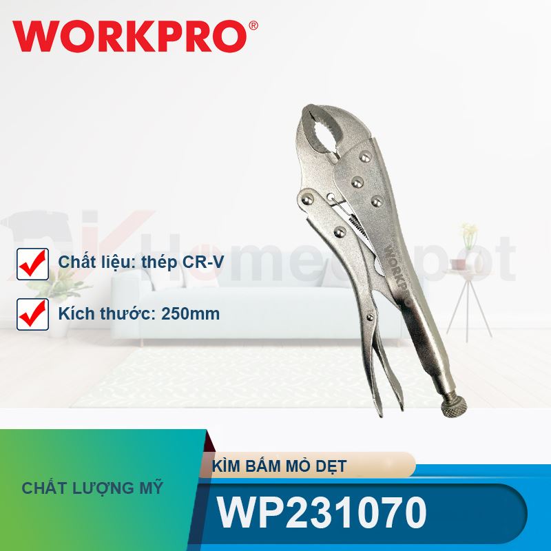 Kìm bấm 10 inch 250mm Workpro - WP231071