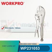 Kìm bấm hàm thẳng bằng thép CR-V 7 inches (180mm) Workpro - WP231053