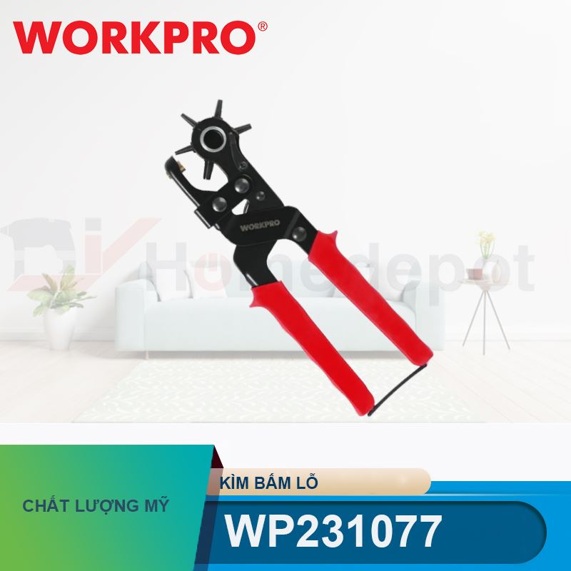 Kìm bấm lỗ Workpro - WP231077