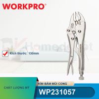 Kìm bấm mũi cong 5 inch 130mm Workpro - WP231057