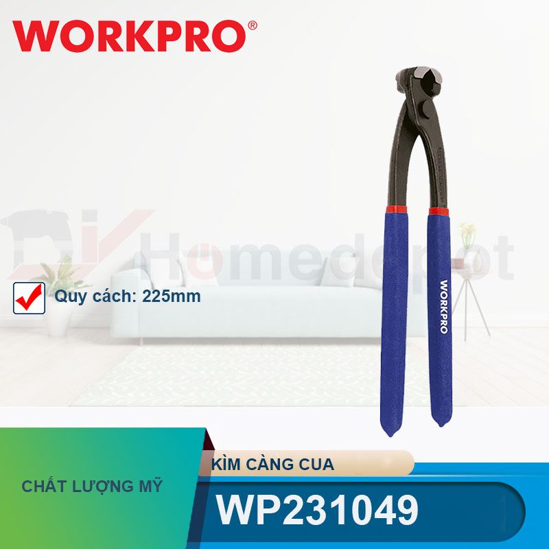 Kìm càng cua 9 inch 225mm Workpro - WP231049