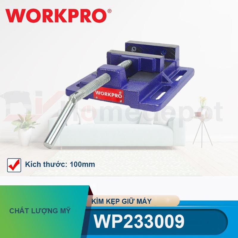 Kìm kẹp giữ máy 4 inch 100mm Workpro - WP233009