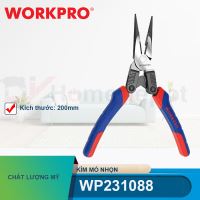 Kìm mỏ nhọn 8 inch 200mm loại tốt Workpro - WP231088