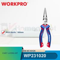 Kìm mỏ nhọn bằng thép CR-V 6 inch 160mm Workpro - WP231020