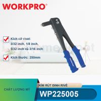 Kìm rút đinh rivê 10 inch 250mm có 4 mũi kích thước 3/32 inch, 1/8 inch, 5/32 inch và 3/16 inch Workpro - WP225005