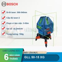 Máy cân mực 5 tia xanh Bosch GLL 50-15 XG