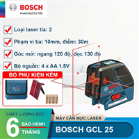 Máy cân mực Laser Bosch GCL 25
