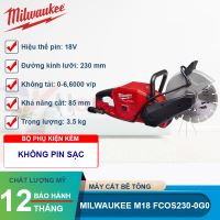 Máy cắt bê tông Milwaukee M18 FCOS230-0G0