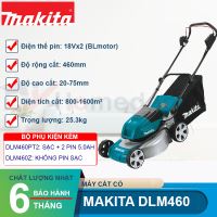 Máy cắt cỏ đẩy tay dùng pin 18V Makita DLM460