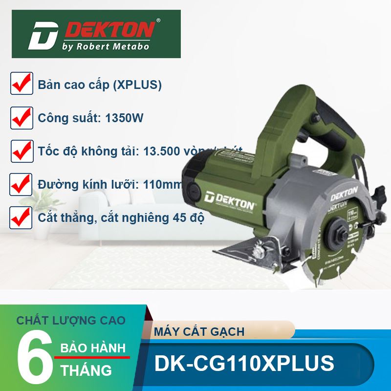 Máy Cắt Gạch Dekton DK-CG110XPLUS 1350W