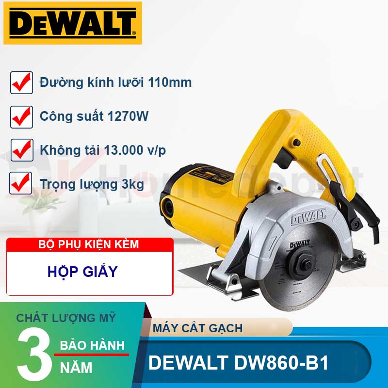 Máy cắt gạch Dewalt DW862 110mm