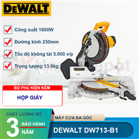 Máy cắt nhôm đa năng Dewalt DW713-B1