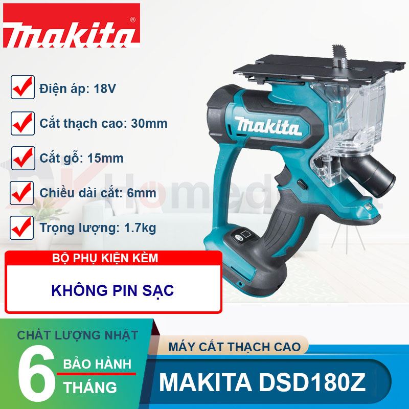 Máy cắt thạch cao dùng pin Makita DSD180Z 18V