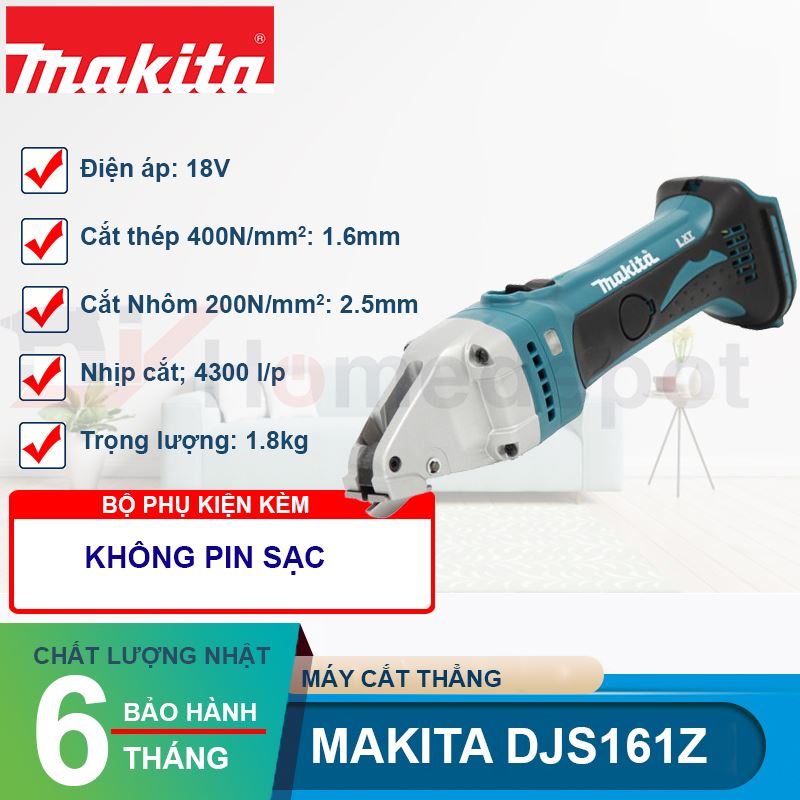Máy cắt thẳng dùng pin Makita DJS161Z 18V