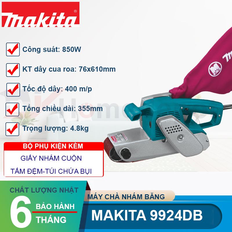 Máy chà nhám 850W Makita 9924DB