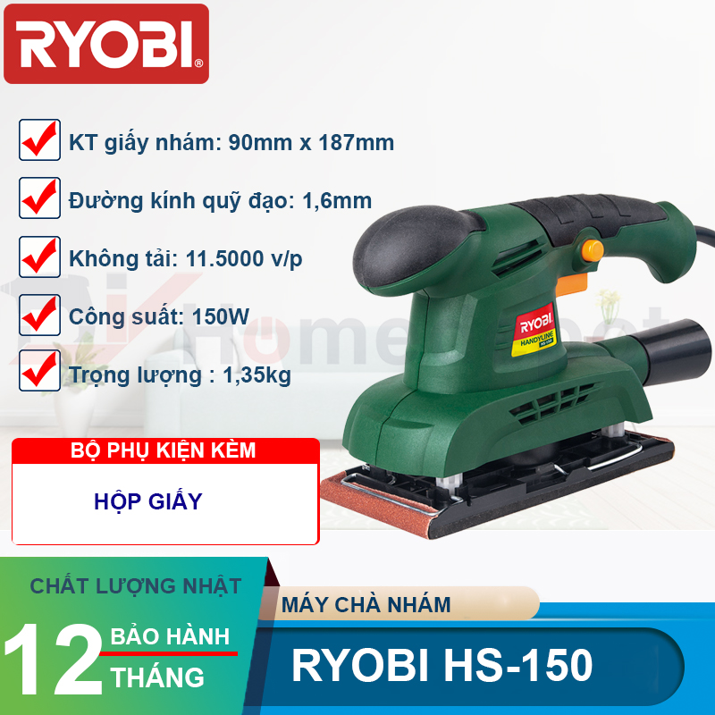 Máy chà nhám rung Ryobi HS-150 150W