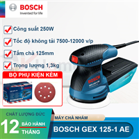 Máy Chà Nhám Rung Tròn Bosch GEX 125-1 AE