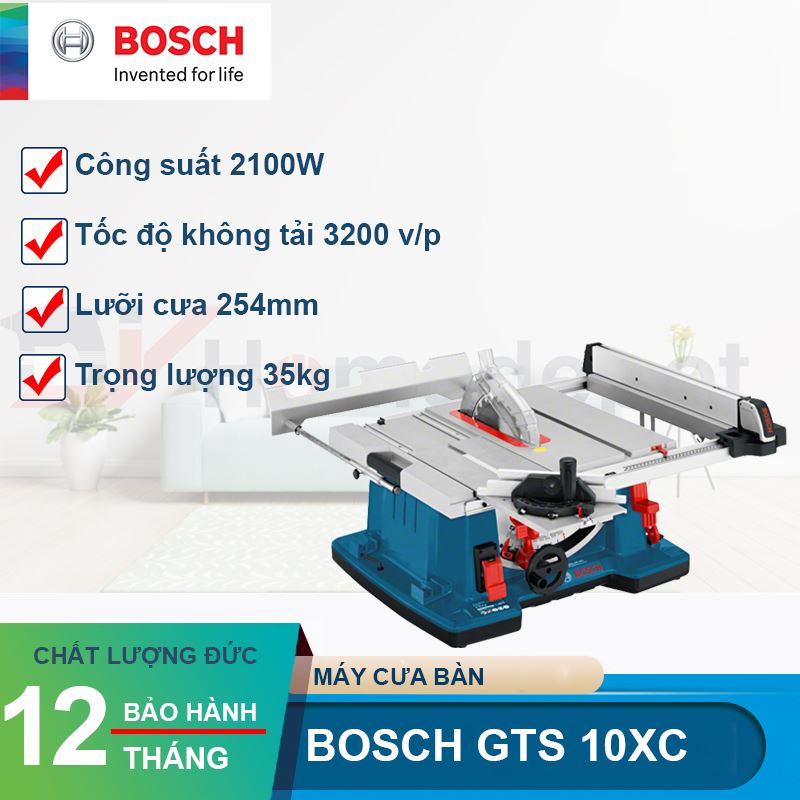 Máy cưa bàn Bosch GTS 10XC 2100W