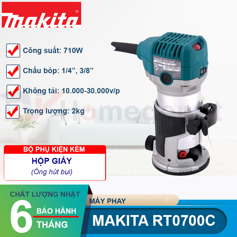 Máy đánh cạnh Makita RT0700C 710W