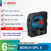 Máy định vị laser 5 điểm Bosch GPL 5G
