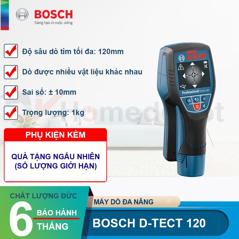 Máy Dò Đa Năng Bosch D-Tect 120