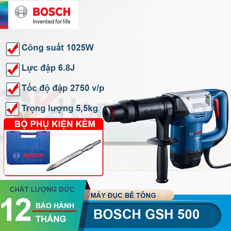 Máy đục bê tông Bosch GSH 500 GEN II
