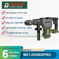 Máy đục bê tông dùng pin 21V DEKTON M21-DH06XPRO