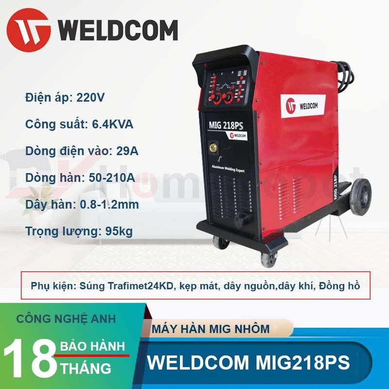 Máy hàn MIG Weldcom MIG218P -380V
