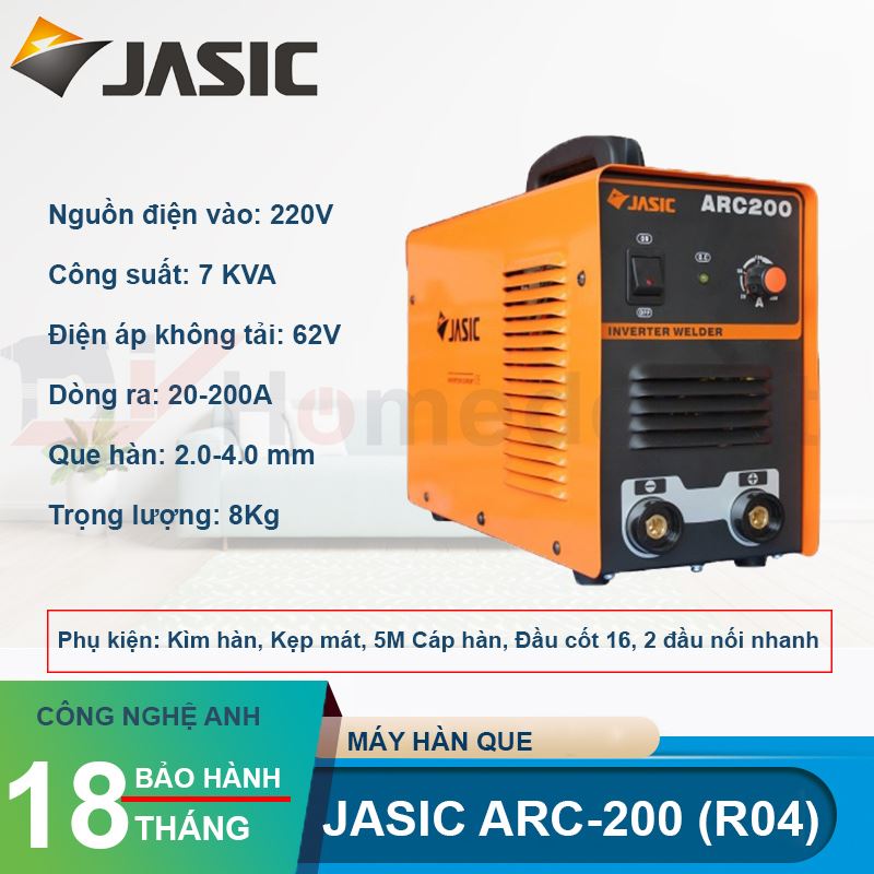 Máy hàn que điện tử Jasic ARC-200 (R04)