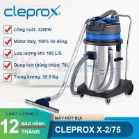 Máy hút bụi khô và ướt 70L CleproX X-2/75 (thùng inox)
