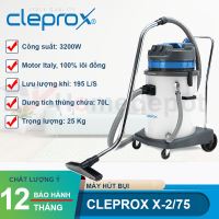 Máy hút bụi khô và ướt 70L CleproX X-2/75 (thùng nhựa)