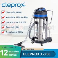 Máy hút bụi khô và ướt 80L CleproX X-3/80 (thùng inox)