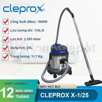 Máy hút bụi khô và ướt 23L CLEPROX X-1/25 (thùng inox)