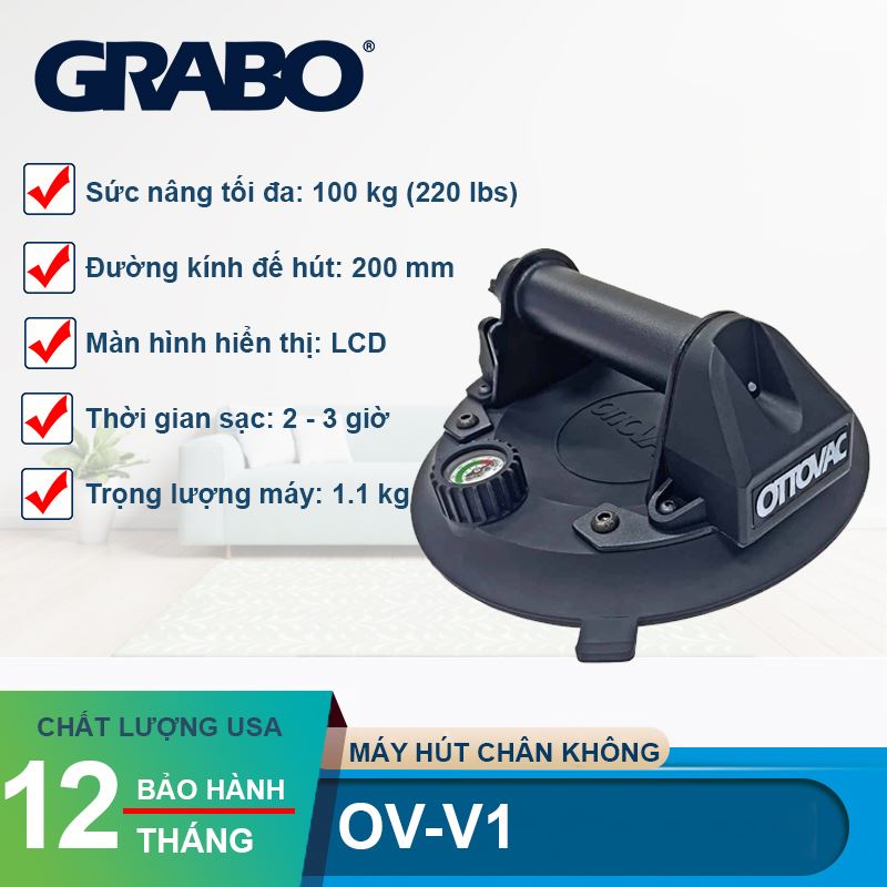 Máy hút kính điện tử Ottovac Li-ion OV-V1