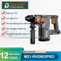 Máy khoan bê tông dùng pin 21V Dekton M21-RH2603PRO