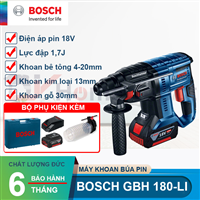 Máy khoan bê tông dùng pin Bosch GBH 180-Li