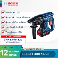 Máy khoan bê tông dùng pin Bosch GBH 187-LI 18V