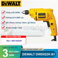 Máy khoan động lực Dewalt DWD022K-B1 550W