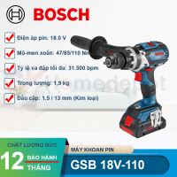 Máy khoan động lực pin 18V Bosch GSB 18V-110 (Solo)