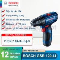 Máy khoan pin Bosch GSR 120-LI GEN II