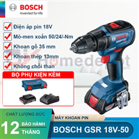 Máy khoan pin Bosch GSR 18V-50